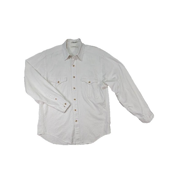 Club Monaco Other - Club Monaco Shirt Mens S White 100% Cotton Coastal Cabincore Safari Utilitarian